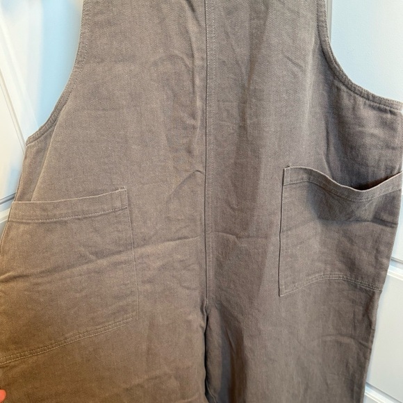 Miou Muse Cotton Linen Jumpsuit Size Medium - Picture 4 of 11